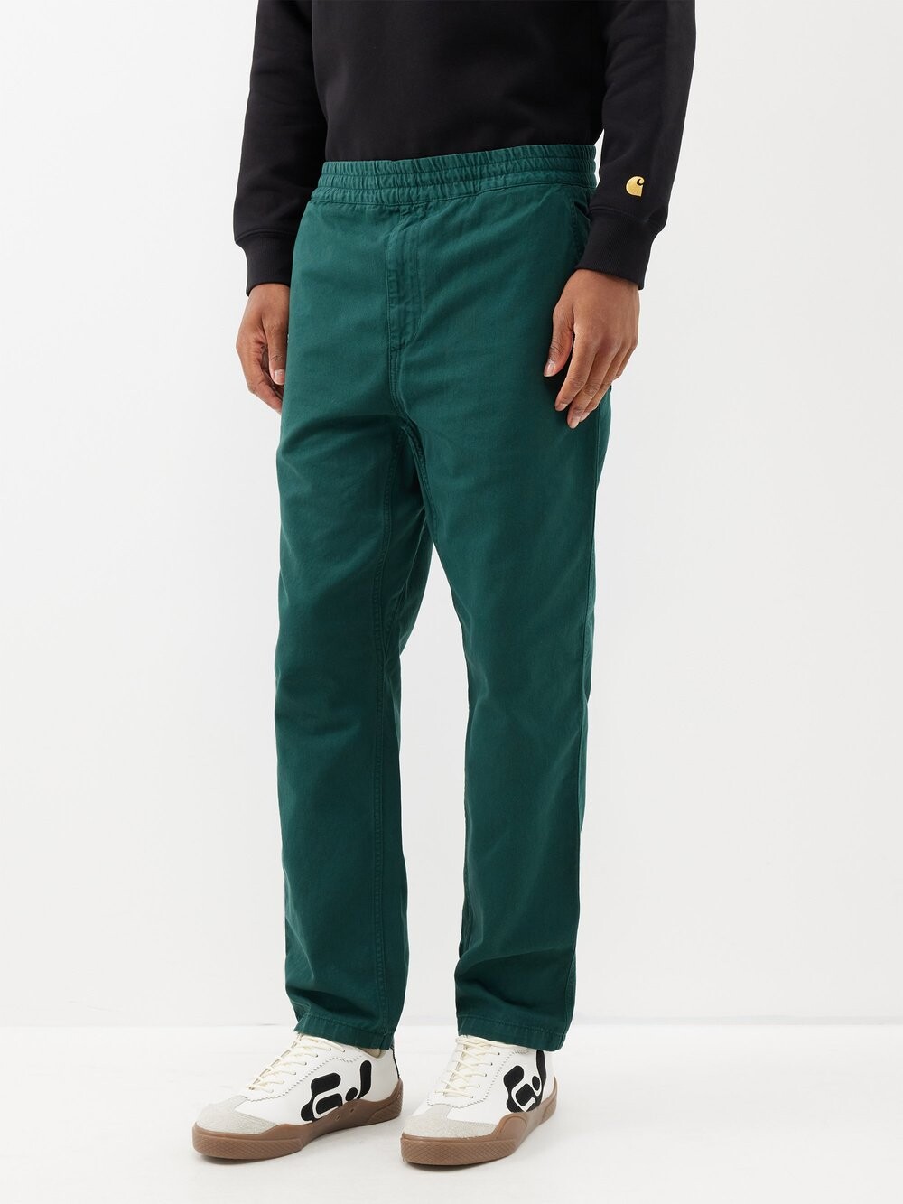 

Брюки карго flint из органического хлопка Carhartt WIP, зеленый
