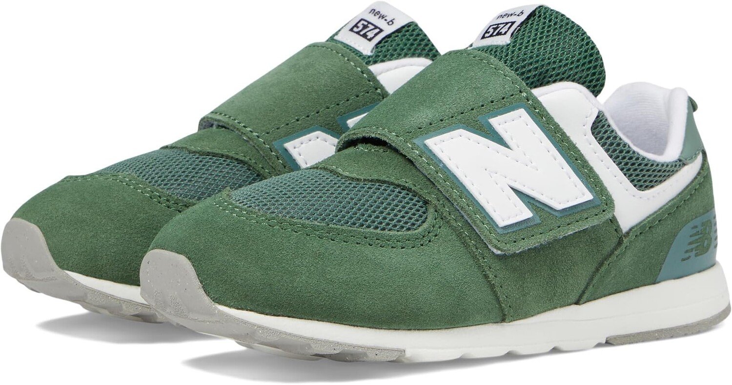 

Кроссовки 574 New-B Hook-and-Loop New Balance, цвет Nori/White