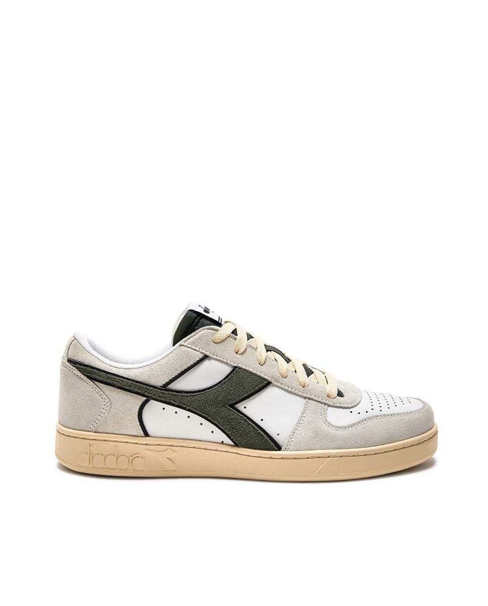 

Кожаные кроссовки унисекс с регулировкой шнуровки Diadora Sportswear, белый