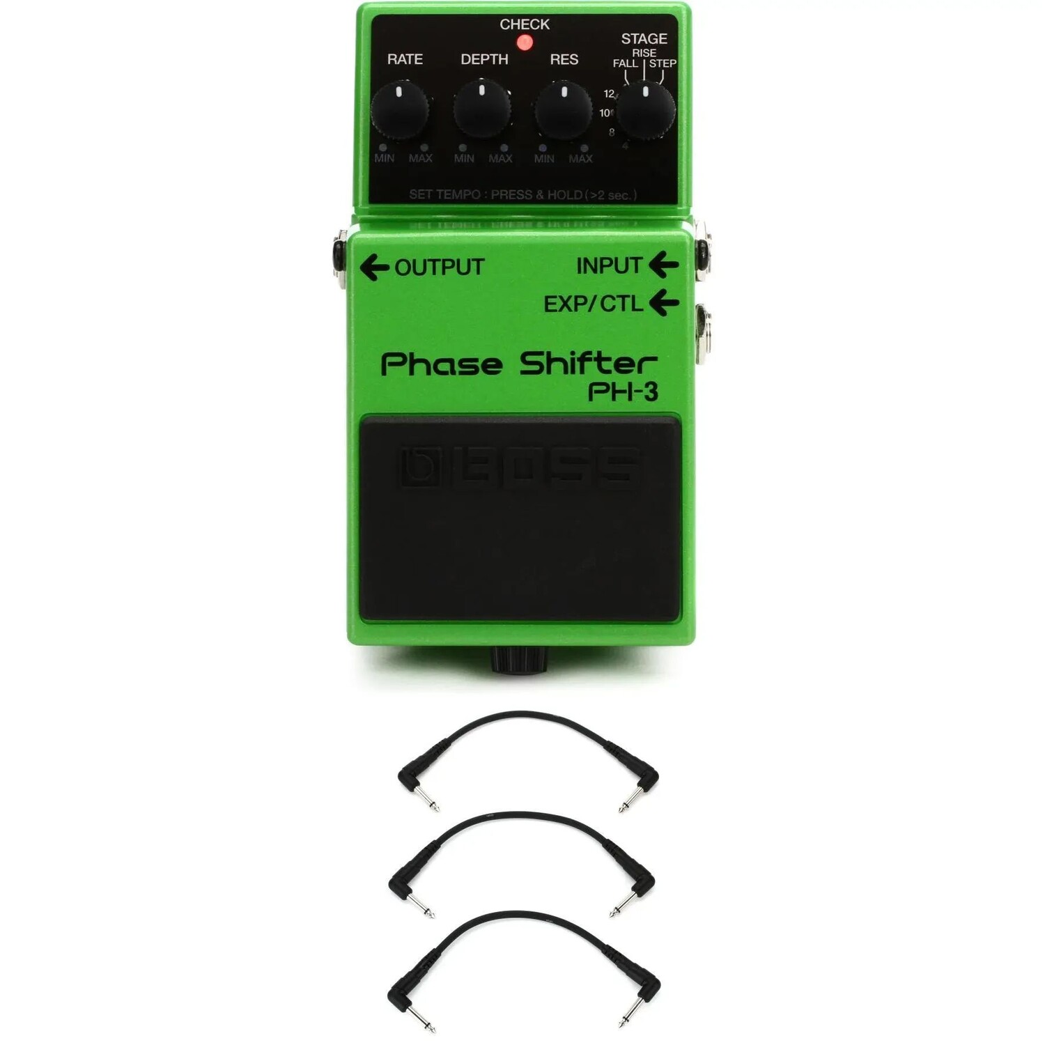 

Педаль фазовращателя Boss PH-3 с 3 соединительными кабелями
