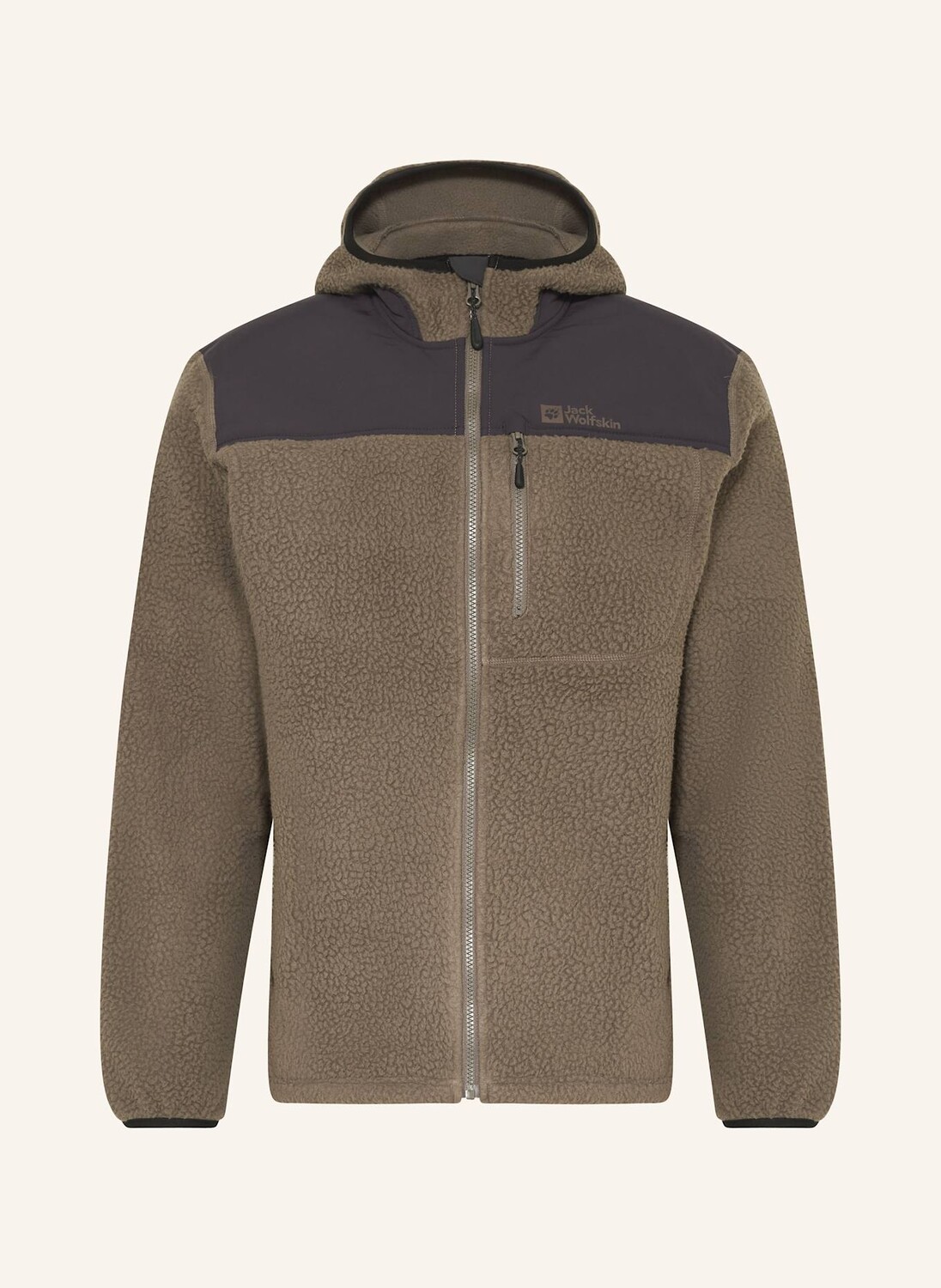 

Флисовая куртка kammweg Jack Wolfskin, цвет BRAUN/DUNKELGRAU