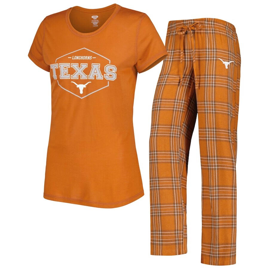 

Пижамный комплект Concepts Sport Texas Longhorns, оранжевый