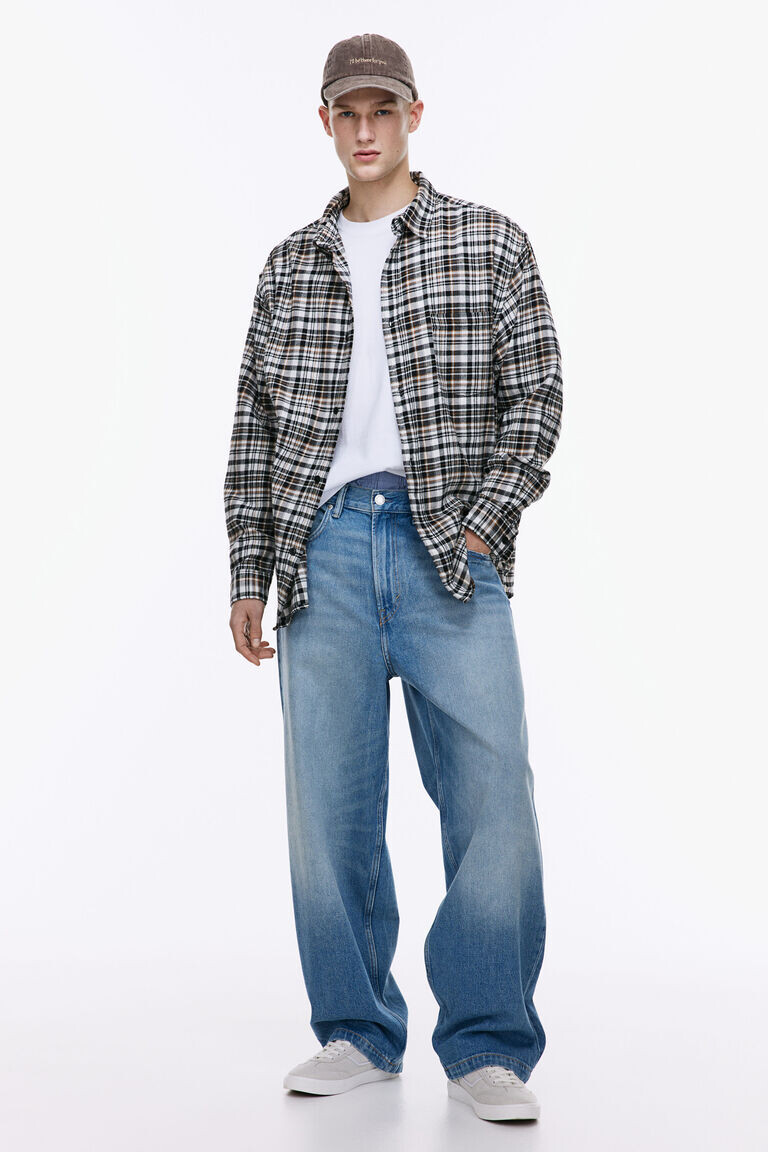 

Мешковатые джинсы H&M, синий