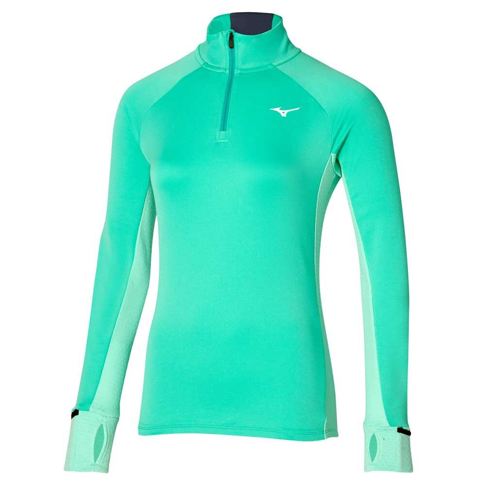 

Толстовка Mizuno Warmalite Half Zip, зеленый