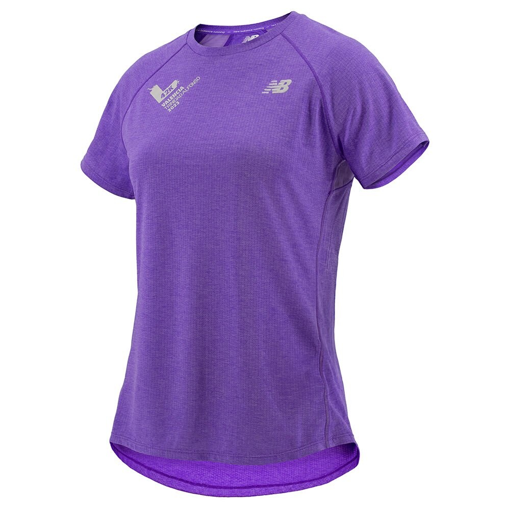 

Футболка New Balance Valencia Marathon Impact Run, фиолетовый
