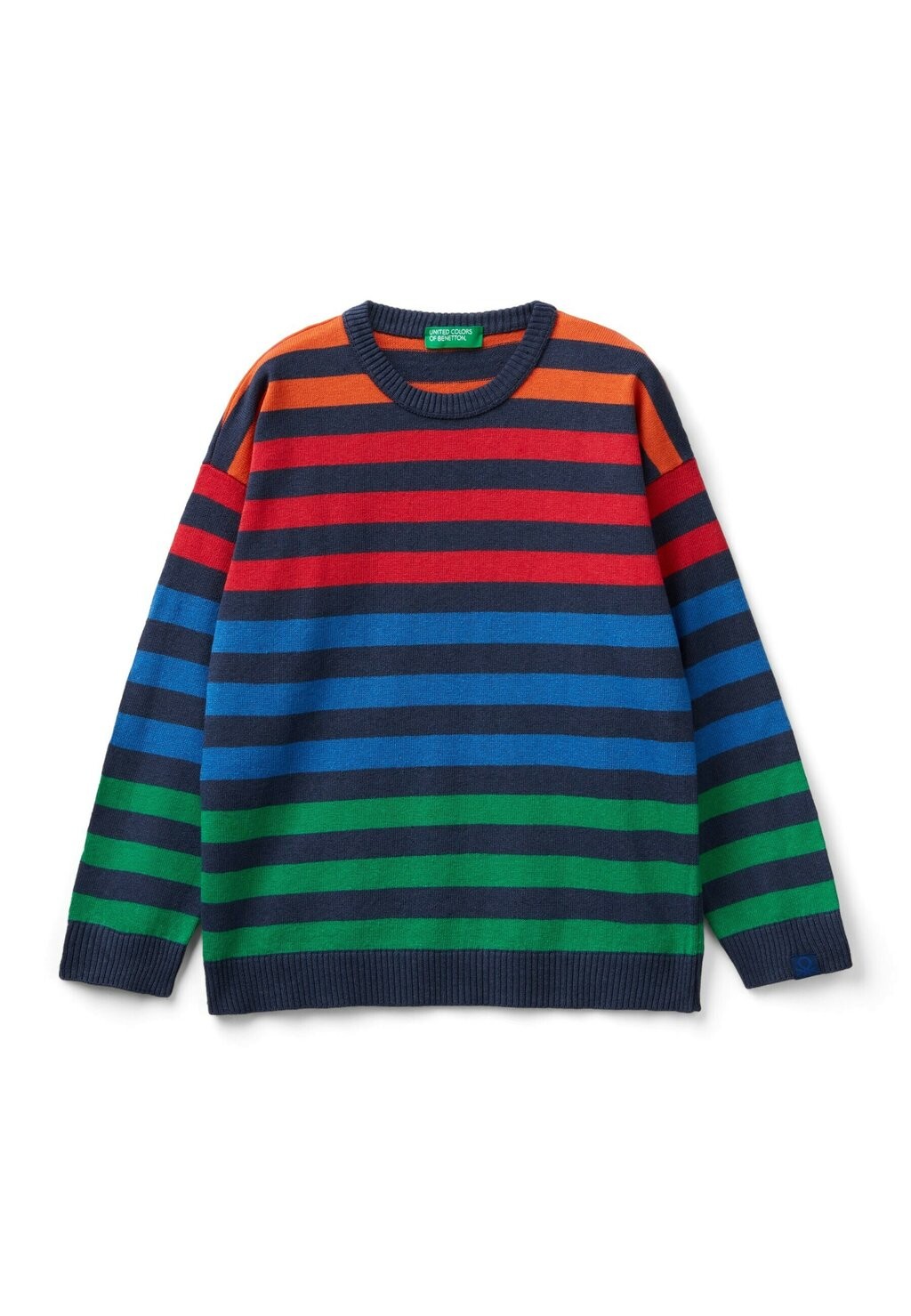 

Вязаный свитер STRIPED United Colors of Benetton, цвет multicolor