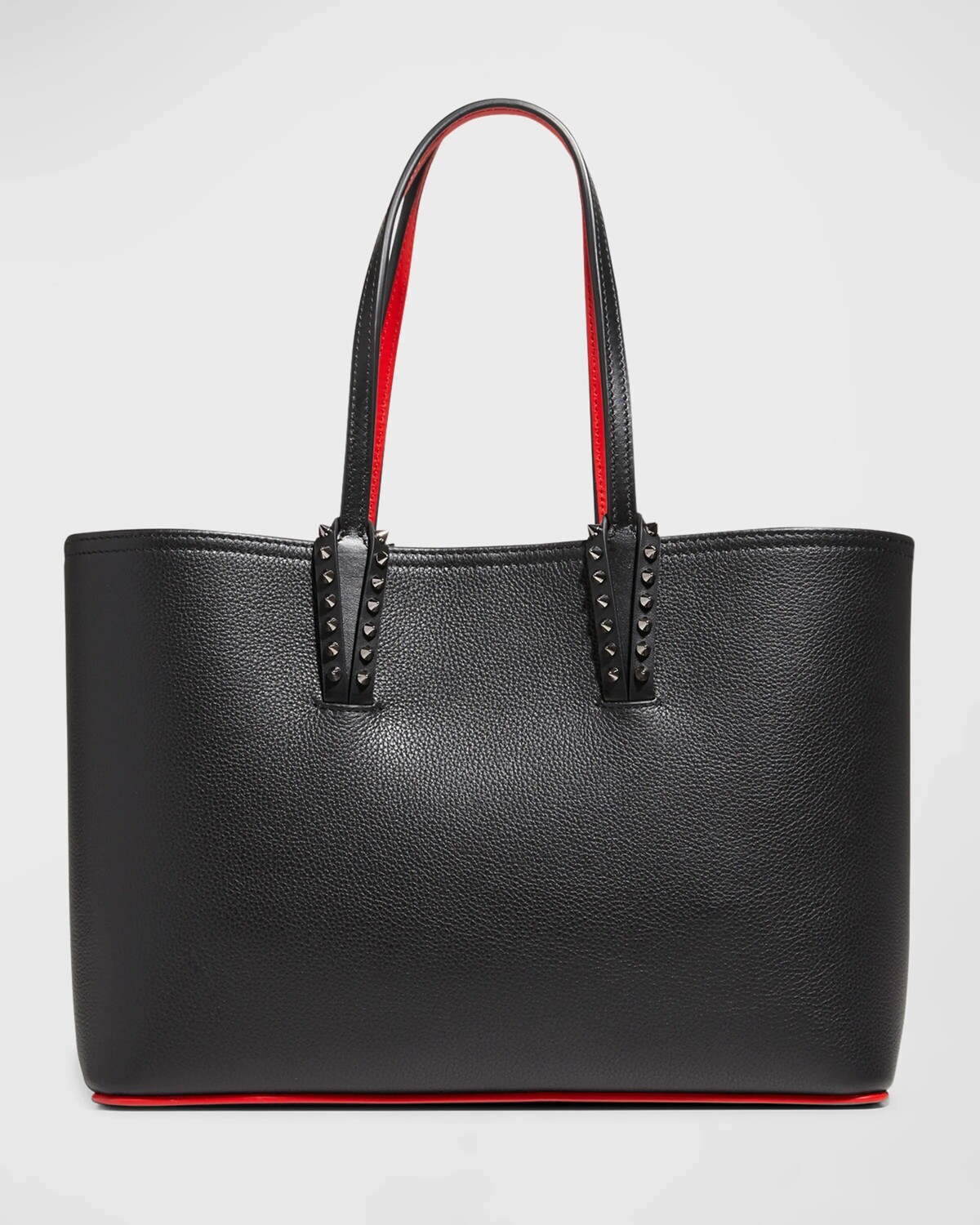 

Маленькая сумка-тоут Cabata из зерненой кожи Christian Louboutin, цвет Black