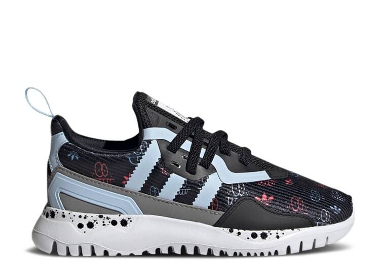 цена Кроссовки Adidas KEVIN LYONS X ORIGINALS FLEX J 'BLACK CLEAR SKY', черный