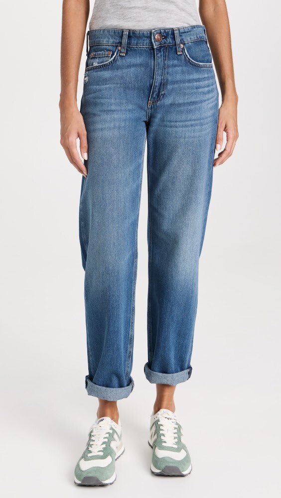 

Джинсы Rag & Bone Featherweight Dre Low-Rise Baggy