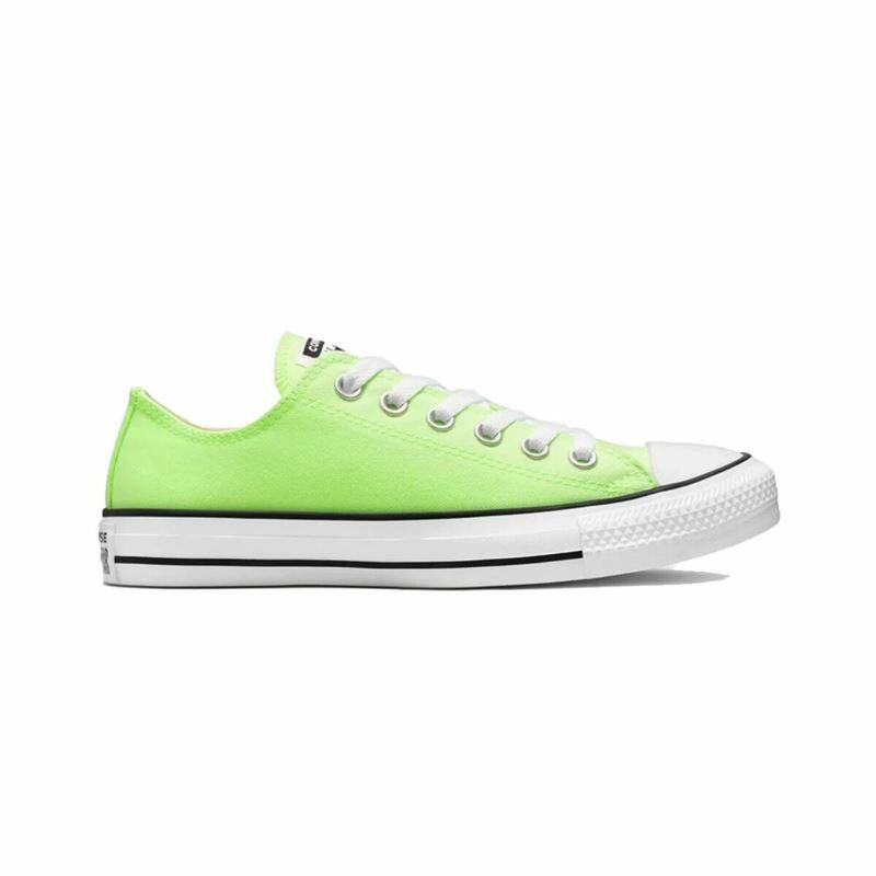Женские повседневные кроссовки Converse Chuck Taylor All-Star флуоресцентно-зеленые