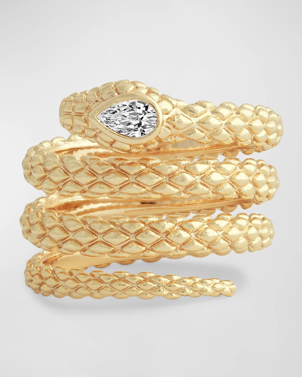 

Змеиное кольцо-обруч Anabel Aram Jewelry, цвет Gold