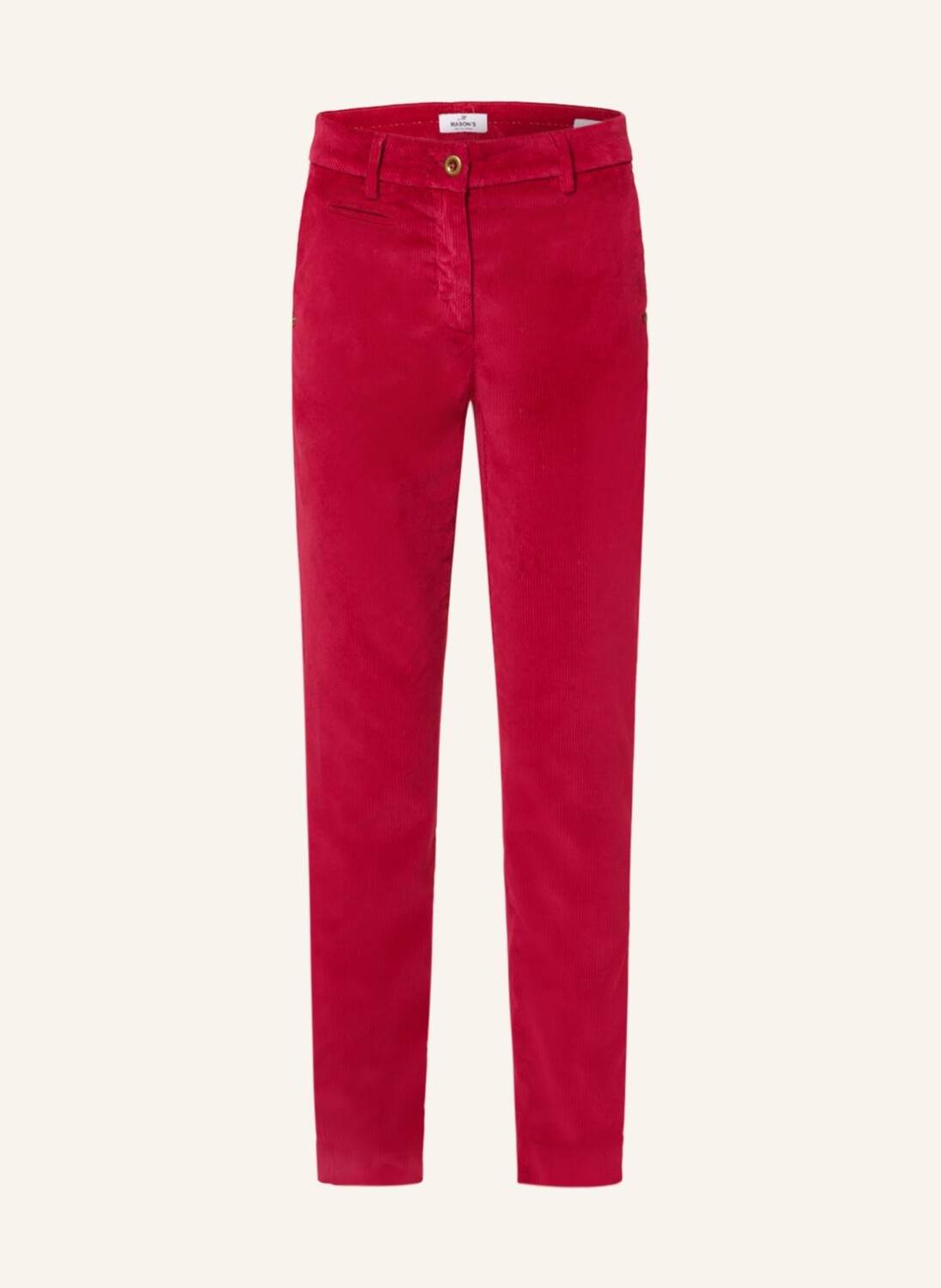 

Вельветовые брюки MASON'S NEW YORK SLIM, фуксия, Розовый