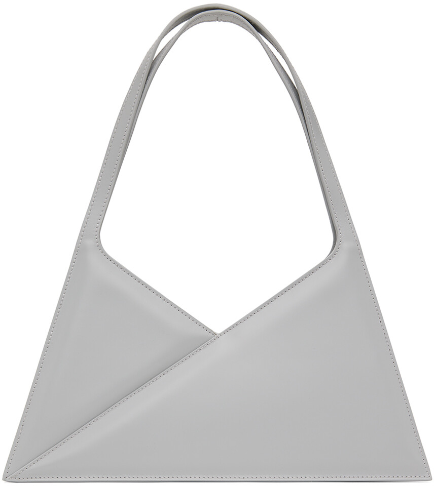 

Серая треугольная сумка Storm MM6 Maison Margiela