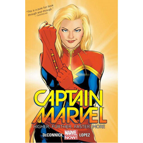 

Книга Captain Marvel Volume 1: Higher, Further, Faster, More (Paperback)