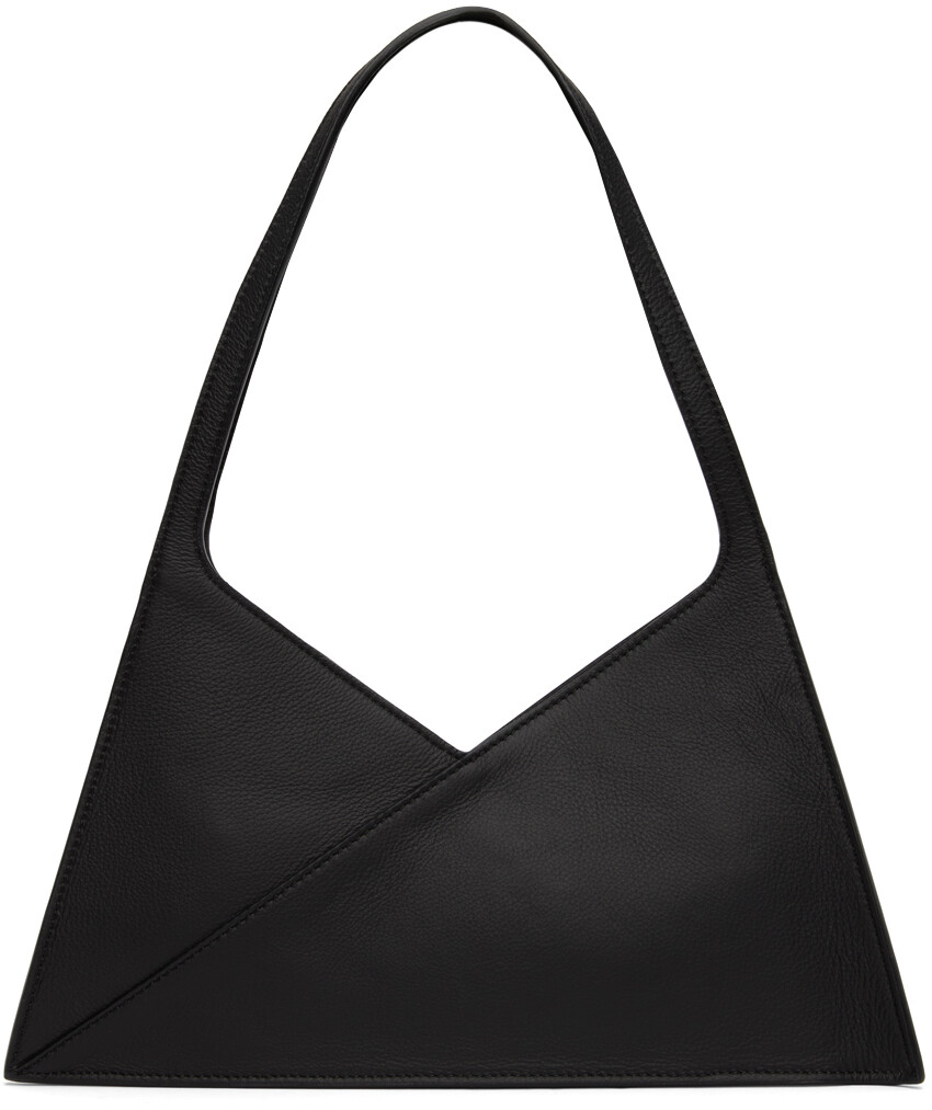 

Черная сумка через плечо с треугольниками (6 штук) Mm6 Maison Margiela