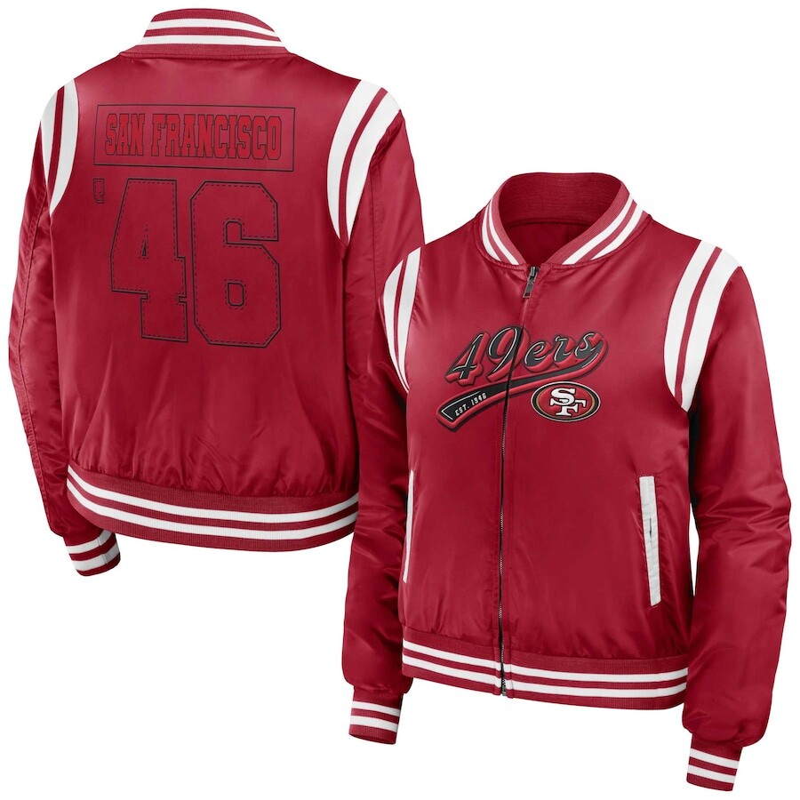 

Куртка WEAR by Erin Andrews San Francisco 49Ers, алый