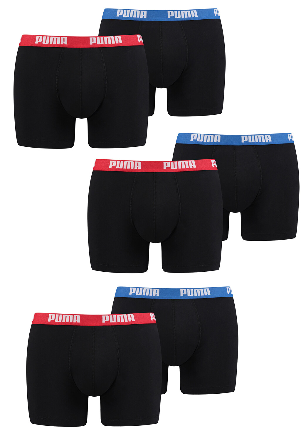 

Боксеры Puma Boxershorts PUMA BASIC BOXER 6P, цвет Red / Blue
