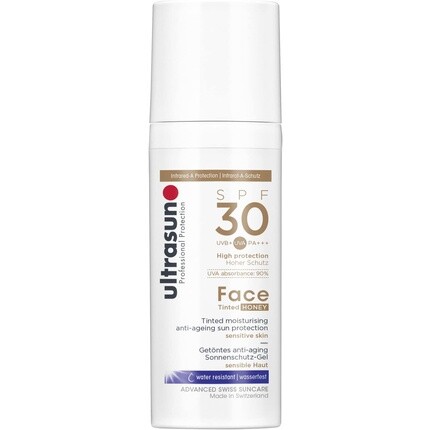 

Face By Tinted Anti-Ageing для чувствительной кожи Spf30 50 мл, Ultrasun