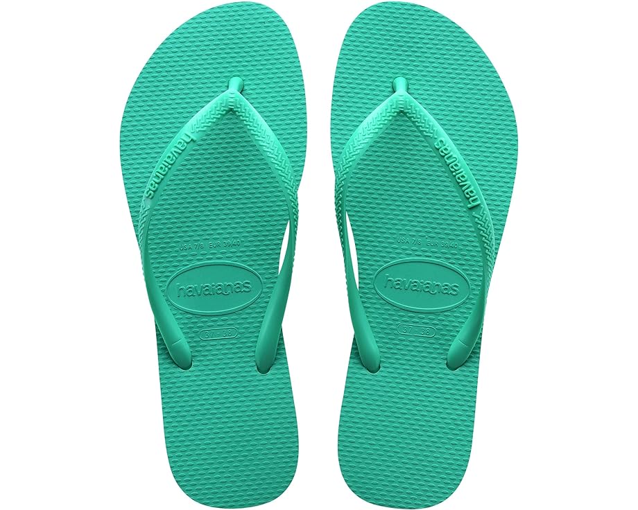 Сандалии Havaianas Slim Flip Flop Sandal, цвет Virtual Green