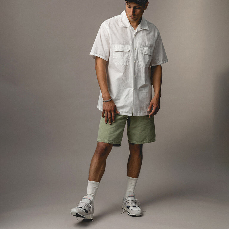 

Шорты Open Collar Short Sleeve Peruvian Pima Beams Plus, белый