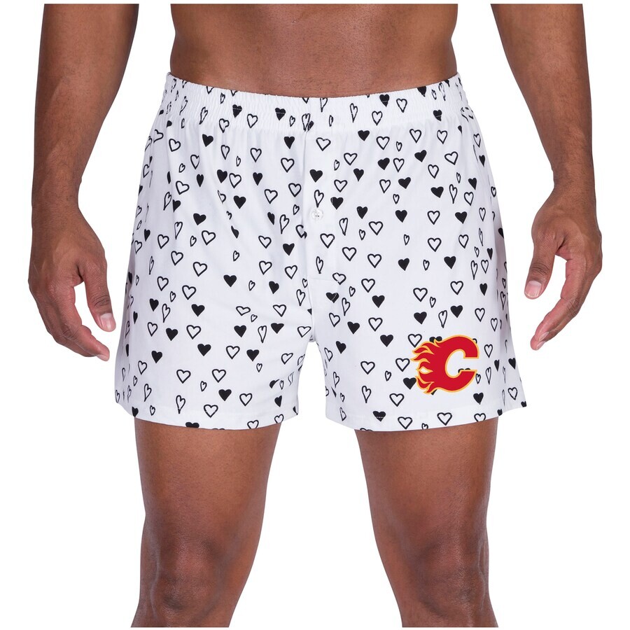 

Боксеры Concepts Sport Calgary Flames, белый