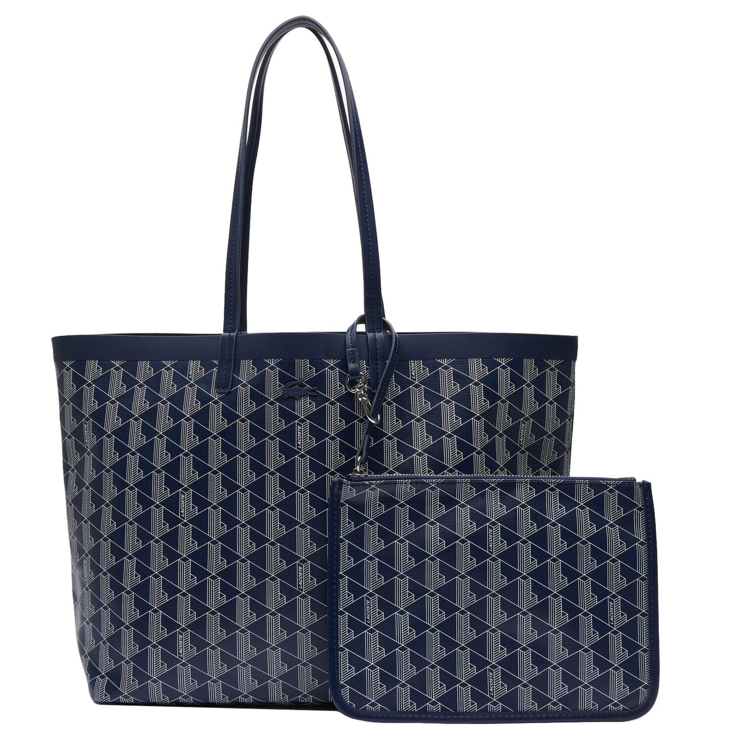 

Сумка шоппер Lacoste Zely mit Pouch 35см, цвет mono marine 166 farine