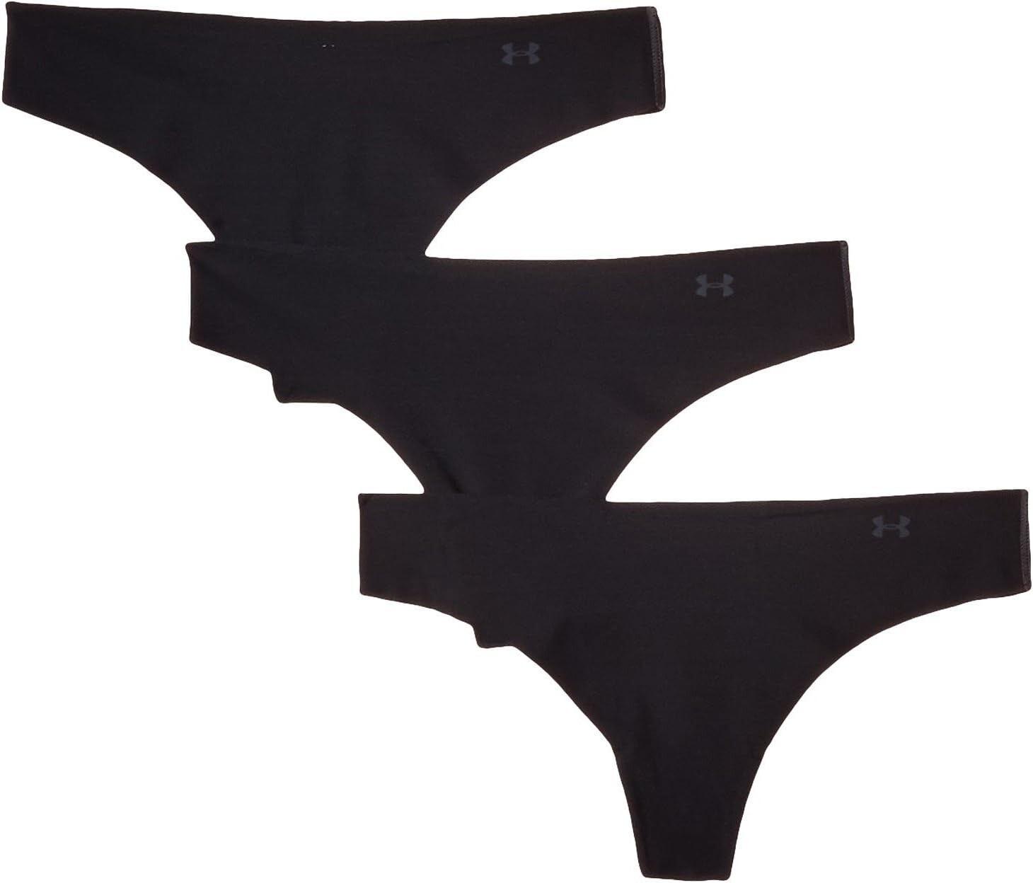 

Стринги Pure Stretch, 3 шт. Under Armour, цвет Black/Black/Black