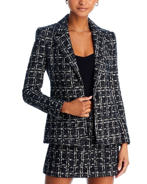 

Твидовый пиджак Macey Alice and Olivia, цвет Multi
