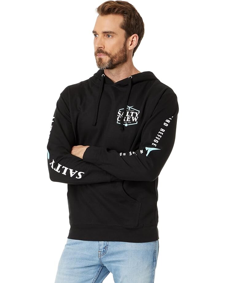 

Худи Salty Crew Skipjack Pullover Fleece, черный