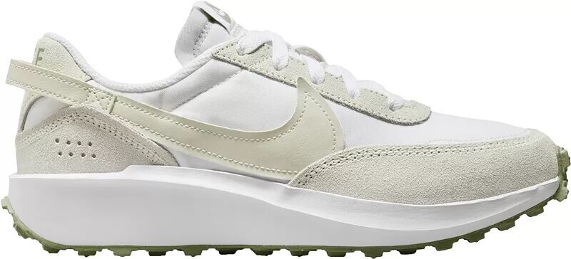 

Женские кроссовки Nike Waffle Debut, белый/зеленый
