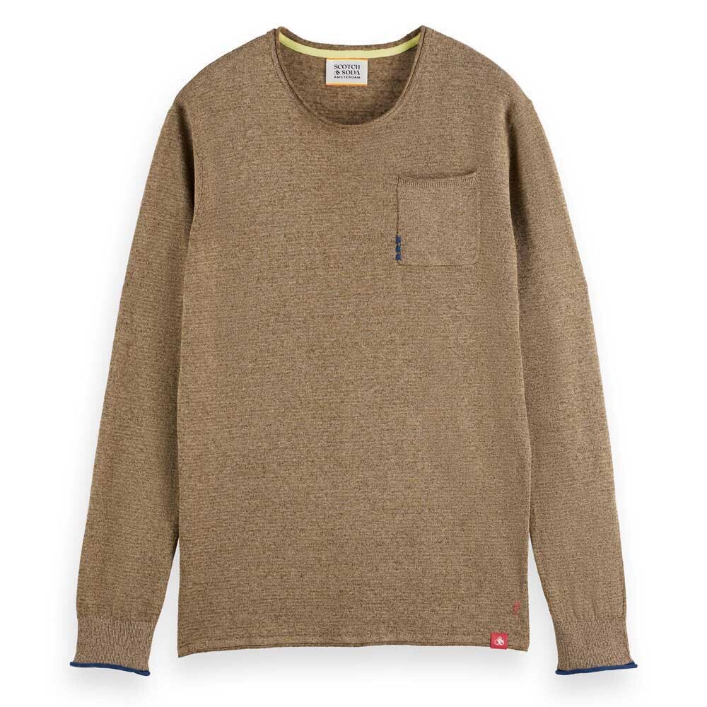 

Свитер Scotch & Soda 177113 Crew Neck, коричневый