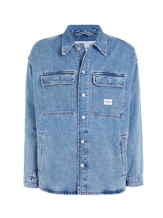 

Calvin Klein Jeans джинсовая куртка свободного кроя, синий