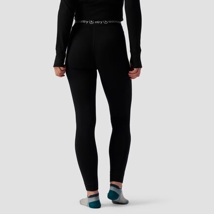 Легкие брюки из мериносовой ткани Spruces - женские Backcountry, черный