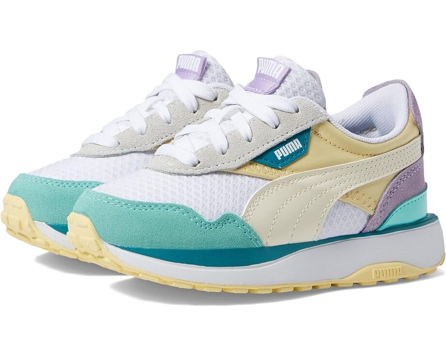 Кроссовки Puma Cruise Rider Peony, цвет Light Straw/Puma White/Green Lagoon