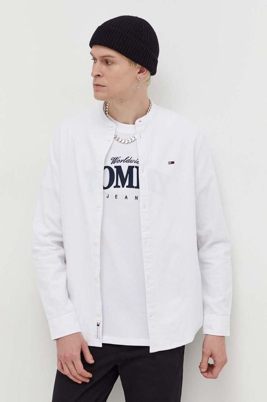 

Хлопчатобумажная рубашка Tommy Jeans, белый