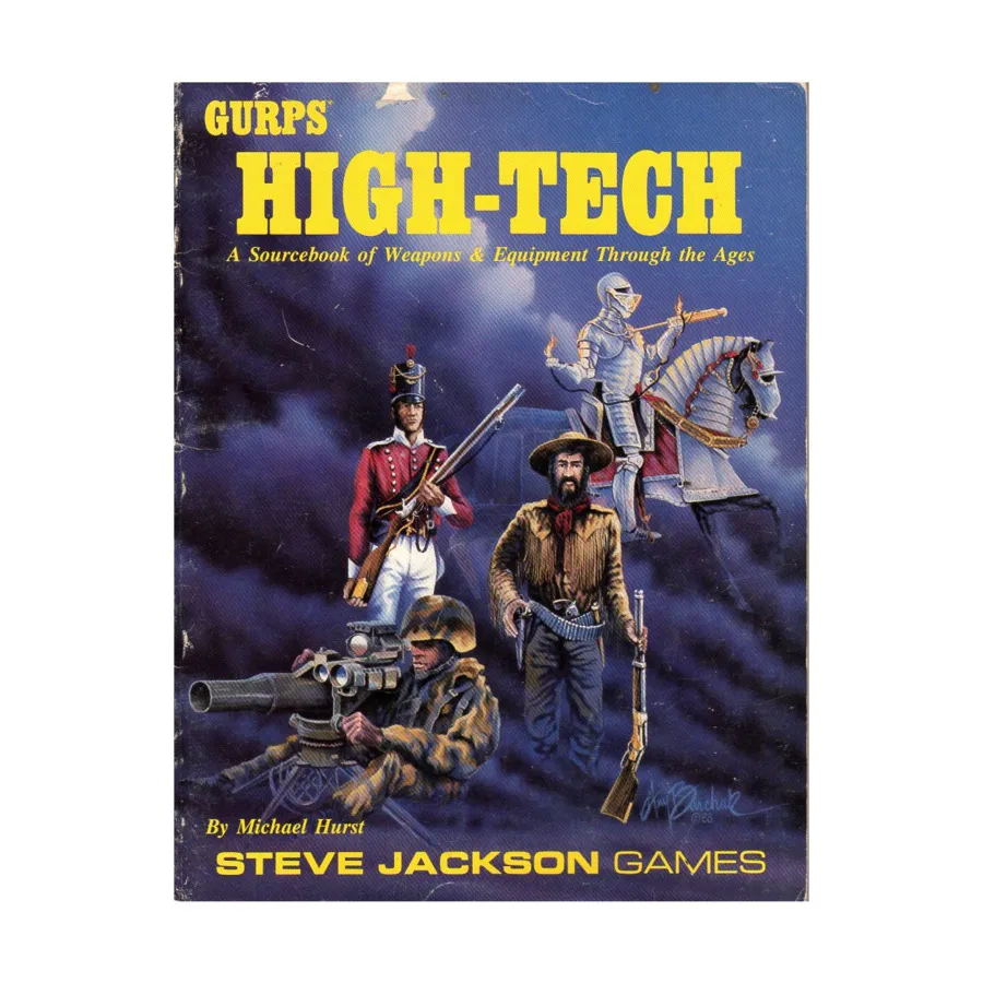 

High-Tech (1st Edition), GURPS (1st-3rd Edition) - Technology & Equipment, мягкая обложка