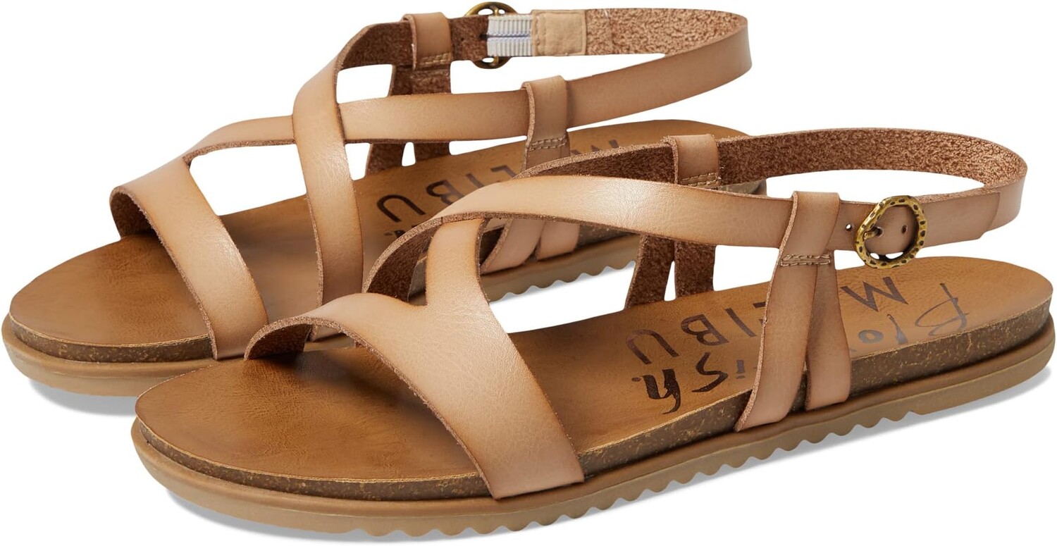 

Сандалии на плоской подошве Mercury Blowfish Malibu, цвет Cashew Dye Cut