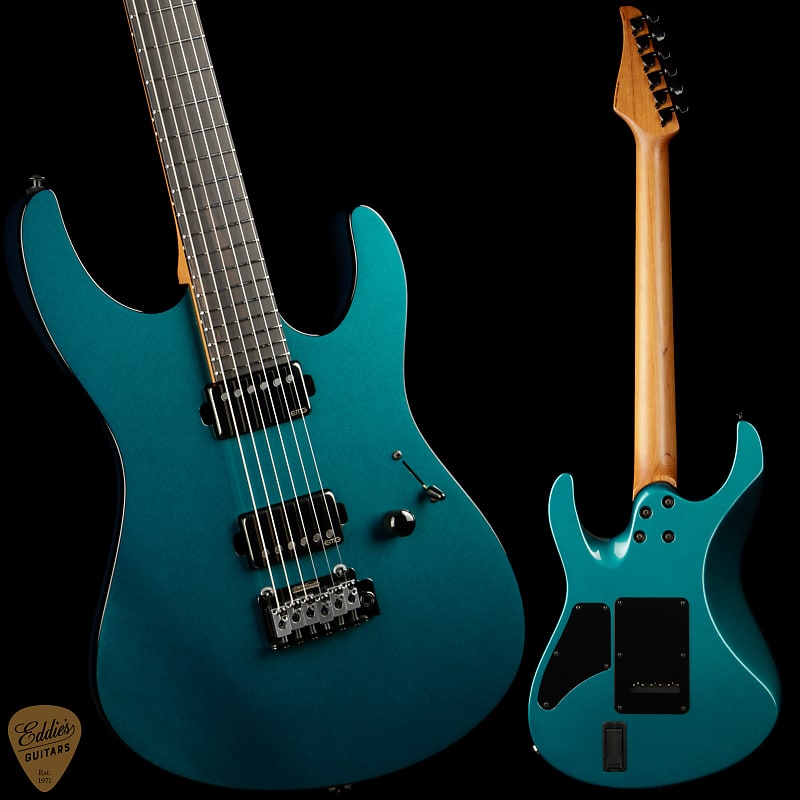Электрогитара Suhr Eddie's Guitars Exclusive Roasted Modern - Ocean Turquoise Metallic