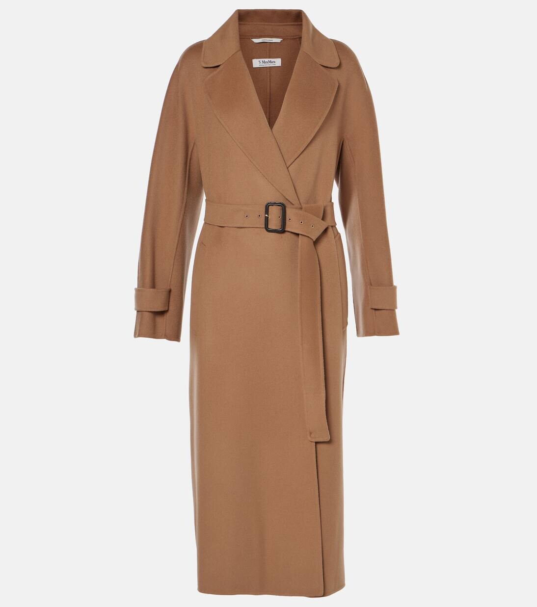

Пальто-халат из шерсти Эбано 'S Max Mara, цвет perfect camel