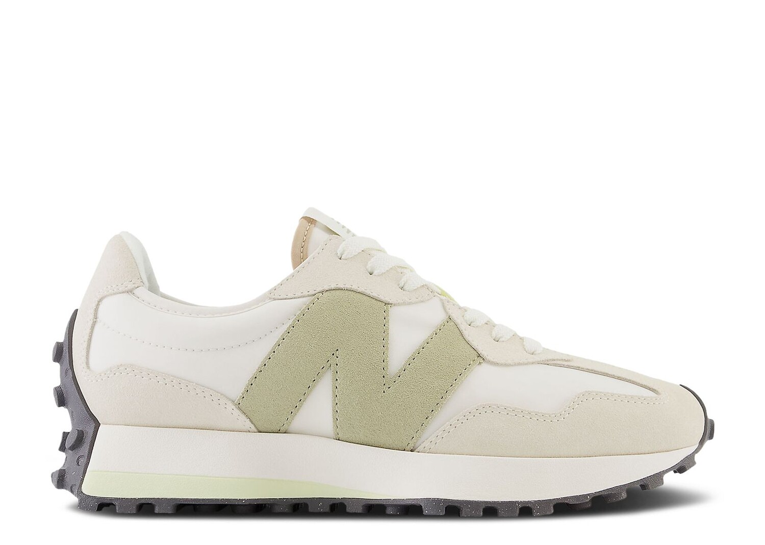 

Кроссовки New Balance Wmns 327 'Dove Grey Military Green', кремовый, Бежевый