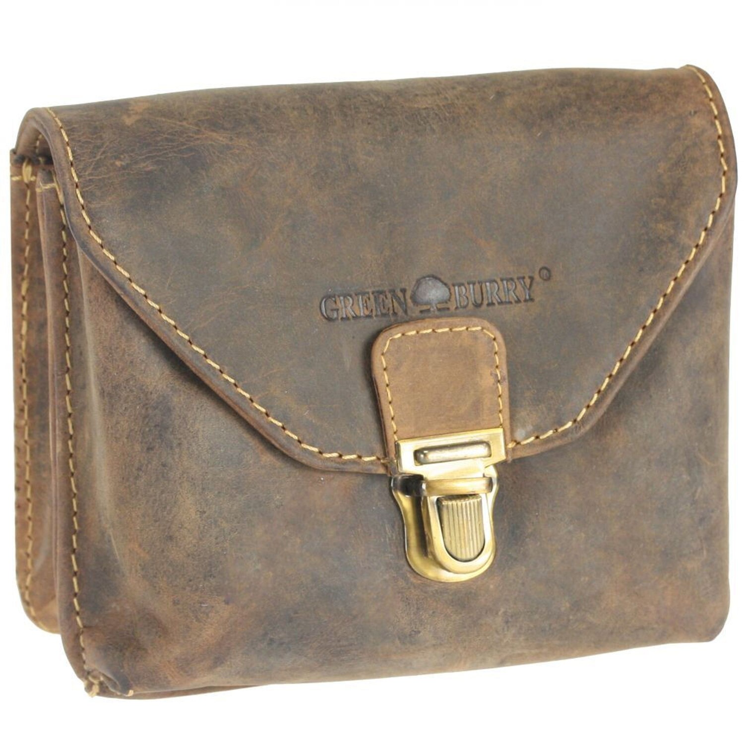 

Сумка через плечо Greenburry Vintage Gürteltasche Leder 15 см, цвет sattelbraun
