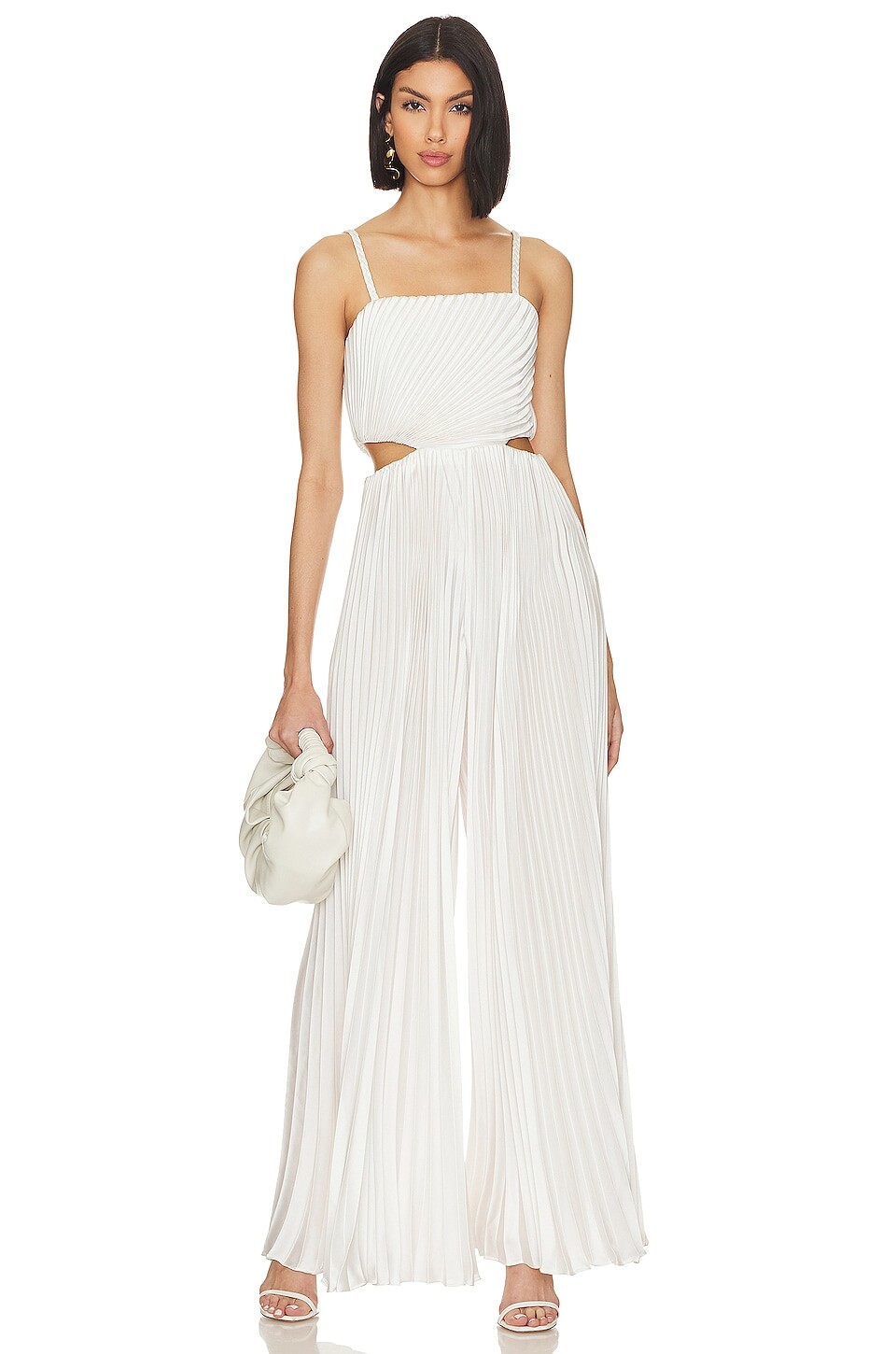 

Комбинезон Alice + Olivia Powell, белый
