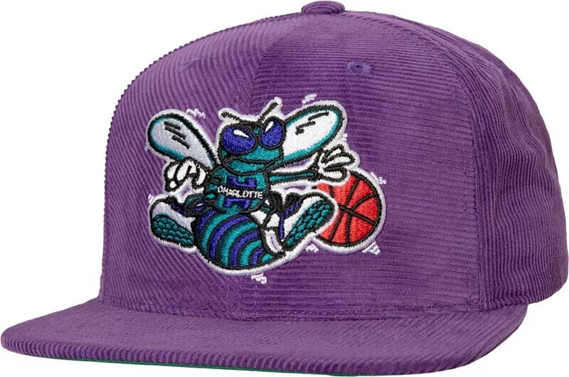 

Mitchell & Ness Adult Charlotte Hornets Полностью регулируемая кепка Snapback для взрослых