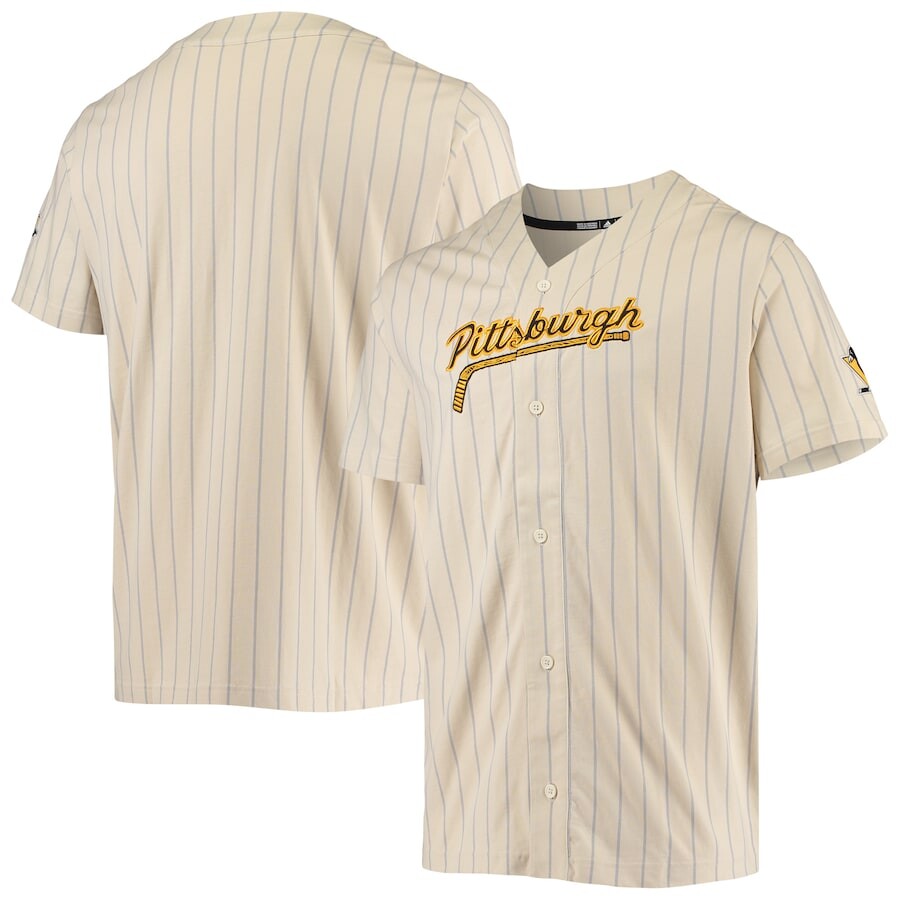 

Рубашка adidas Pittsburgh Penguins, кремовый