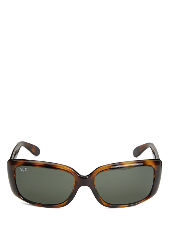

Коричневые женские солнцезащитные очки с черепаховым узором Ray-Ban