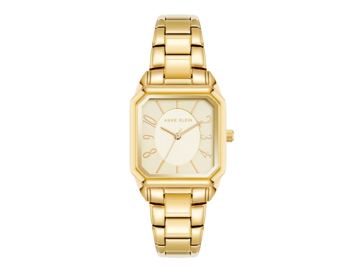 

Прямоугольные часы Anne Klein – ФИНАЛЬНАЯ РАСПРОДАЖА, золотой металлик