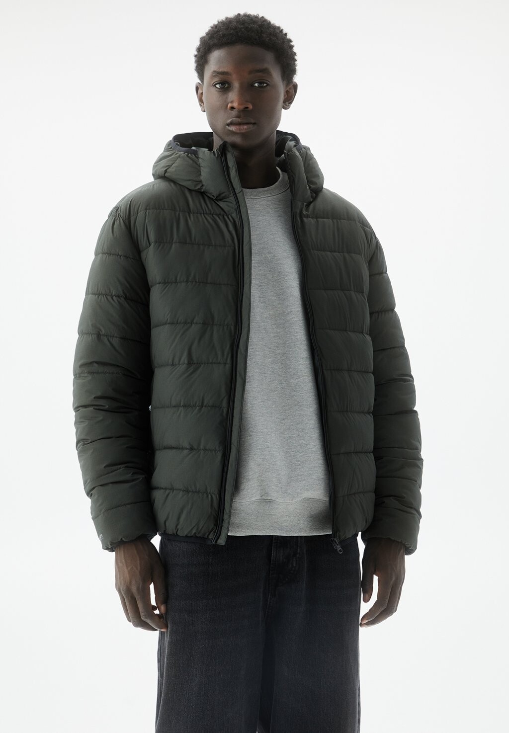 

Зимняя куртка PULL&BEAR, хаки