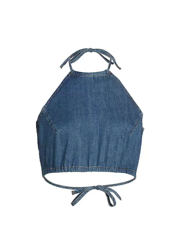 

Джинсовый топ с лямкой Ms. Corey Triarchy, цвет yellowstone medium indigo