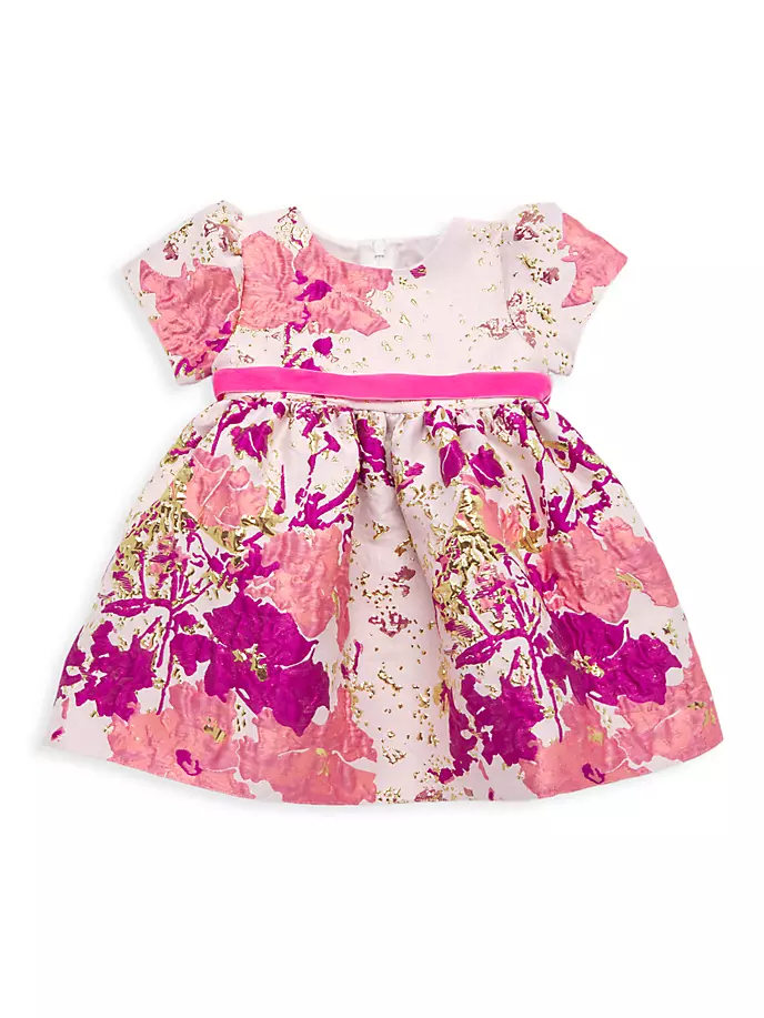 Парчовое платье с цветочным принтом для маленьких девочек, девочек и девочек With Love Joan, цвет brocade floral