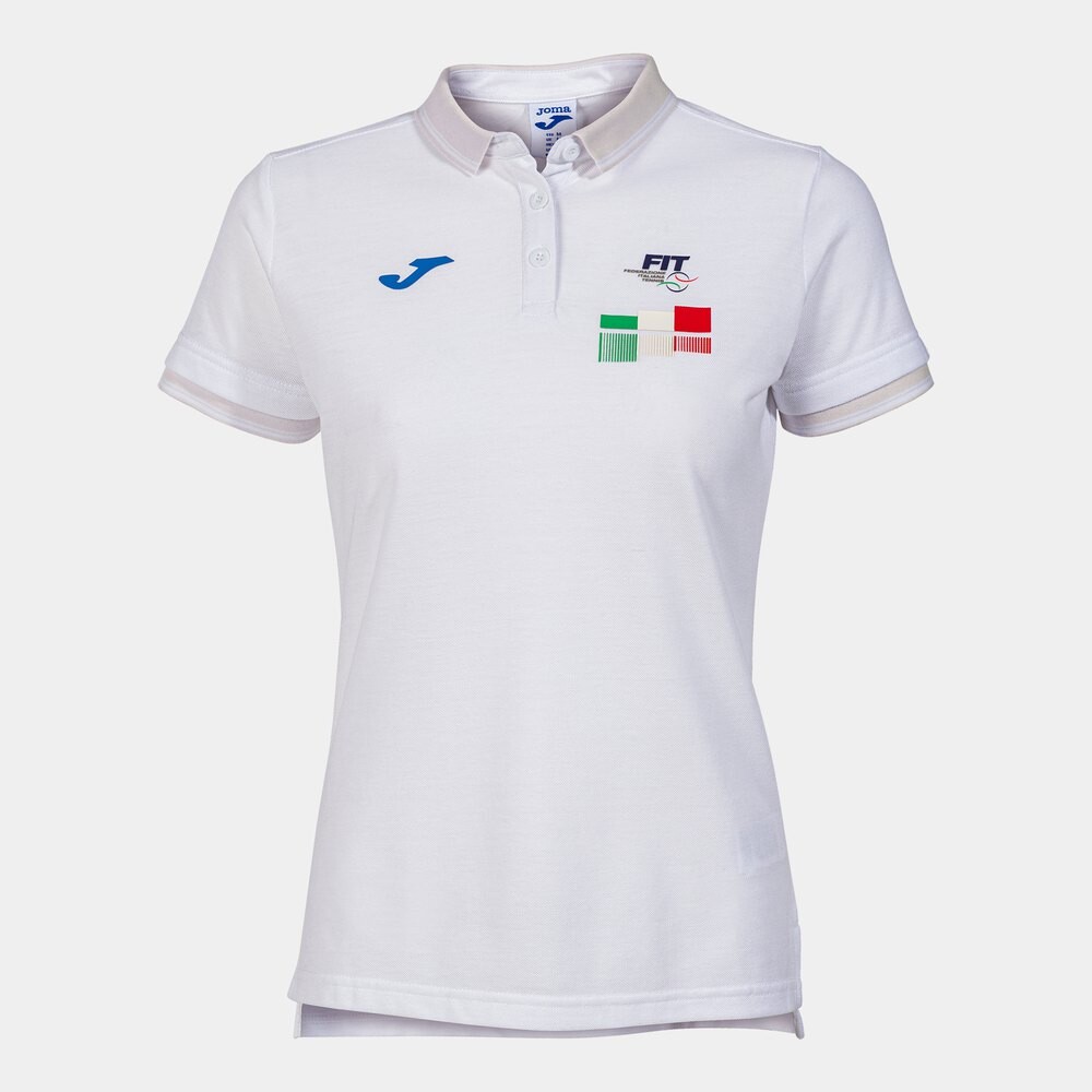 

Поло Joma Italian Tennis Federation, белый